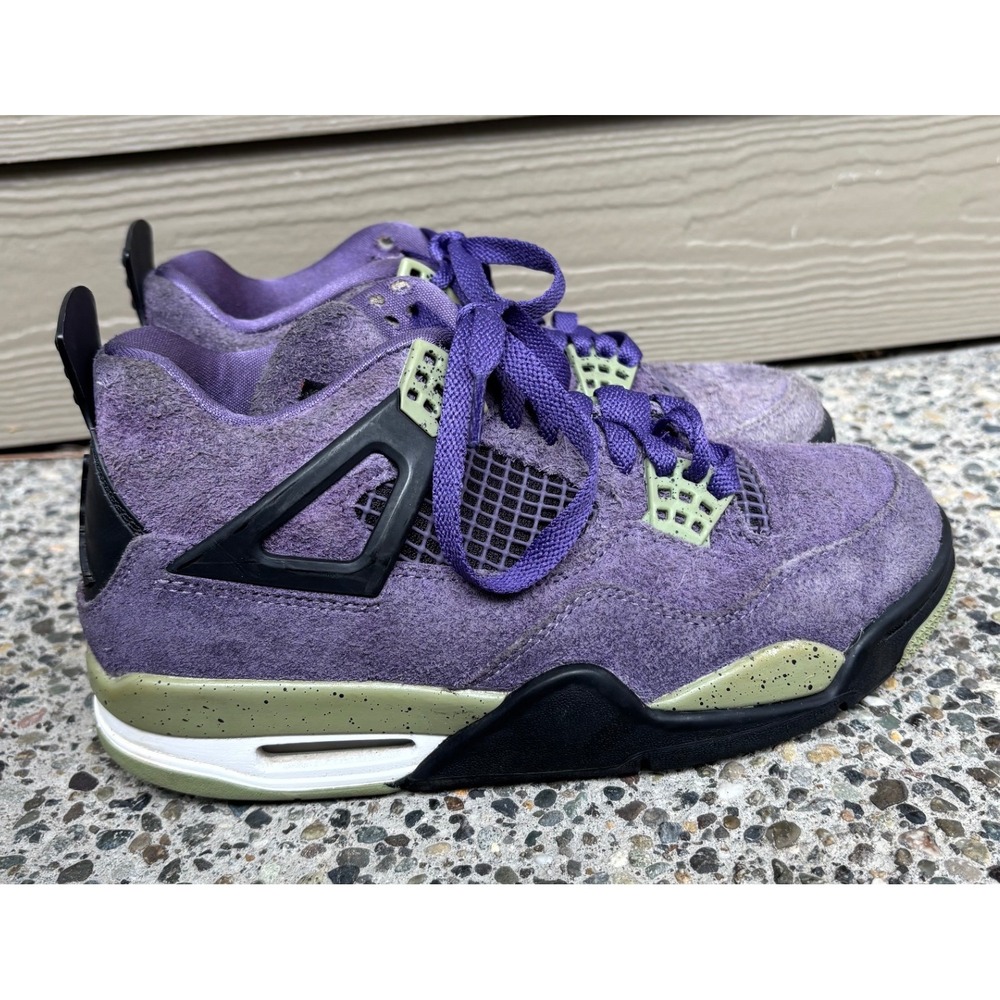 Women's Nike Air Jordan 4 Retro "Canyon Purple" AQ9129-500 Athletic Shoes Size 6